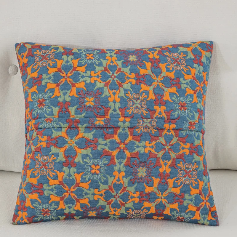 Kissenbezüge aus Baumwollgaze im Bohemian-Mandala-Stil (2 Stück)