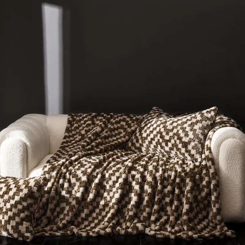 Moderne, warme und weiche Sofa-Überwurfdecke