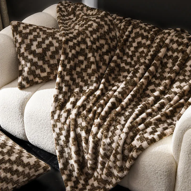 Moderne, warme und weiche Sofa-Überwurfdecke