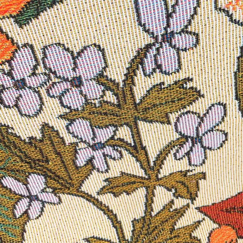 Bunte blühende Blumen Gobelin Sofadecke