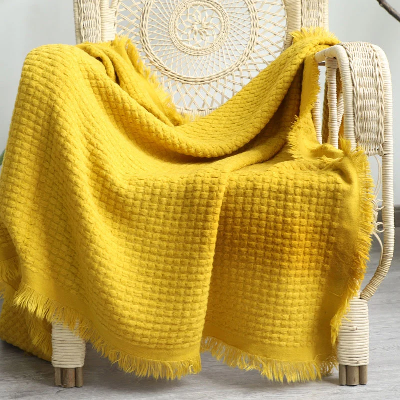 Ownkoti Home Decor – Bequeme Sofadecke in Volltonfarbe