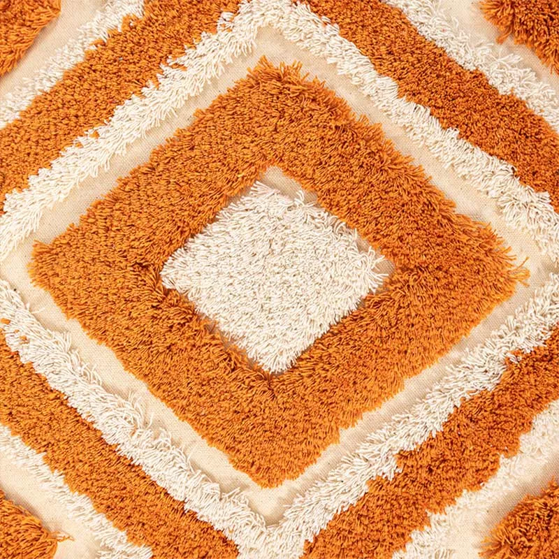 Ownkoti Marokko Jacquard-Kissenbezug mit Quasten