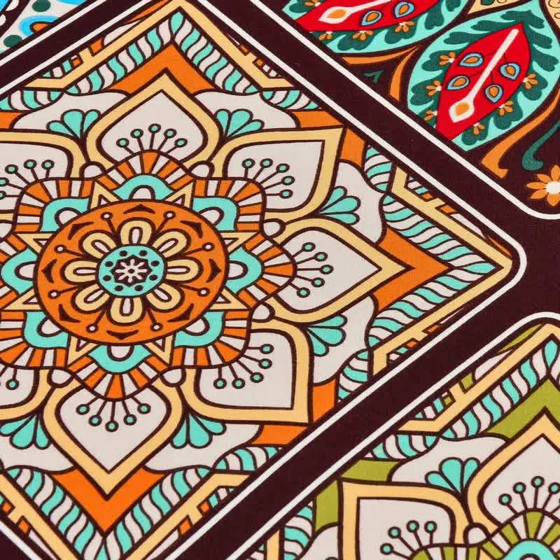 Elastischer Sofabezug mit Retro-Mandala-Blumen