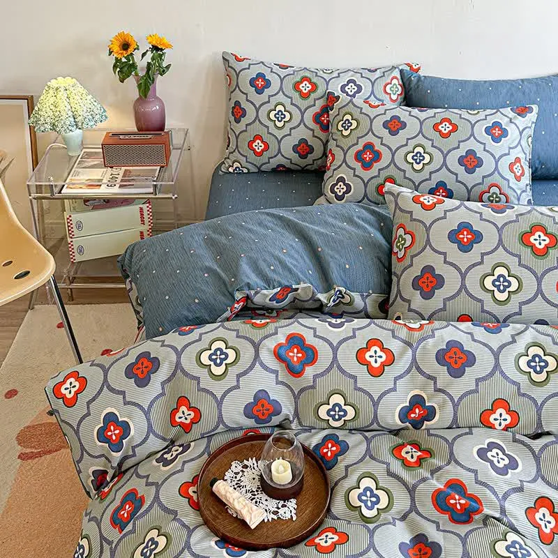Atmungsaktive Bettwäsche aus reiner Baumwolle im Bohemian-Stil