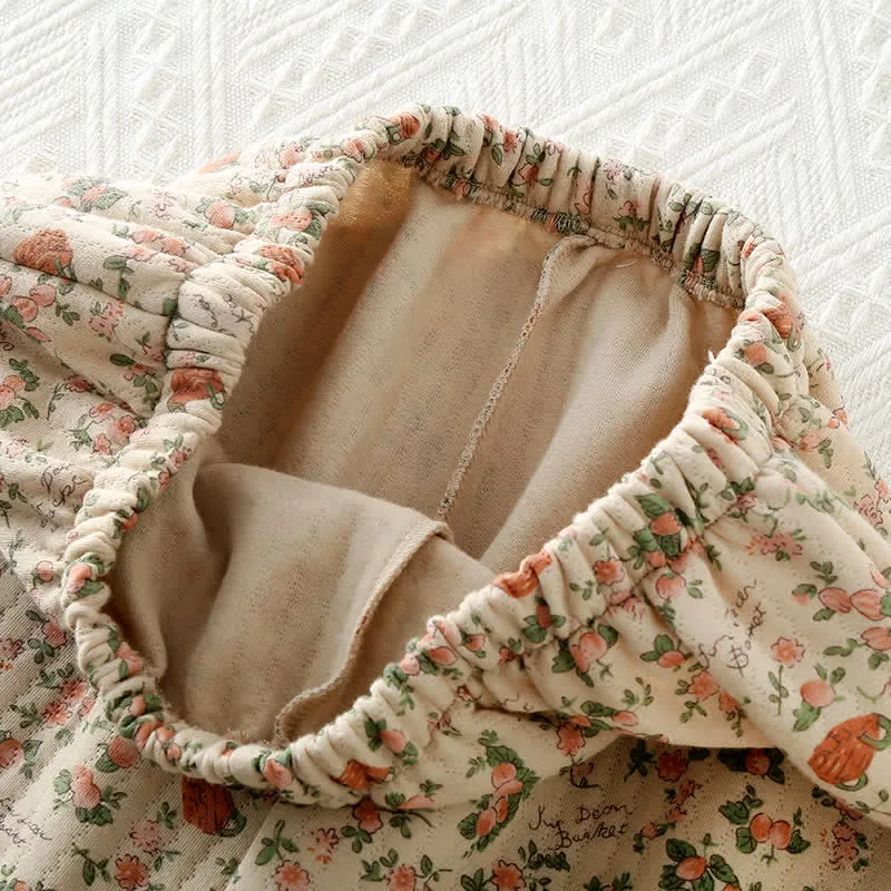 Rural Rose Air Loungewear-Set aus Baumwolle