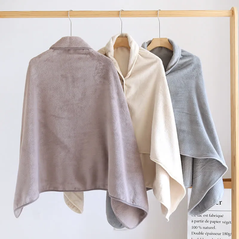 Einfarbige, weiche Flanell-Schaldecke