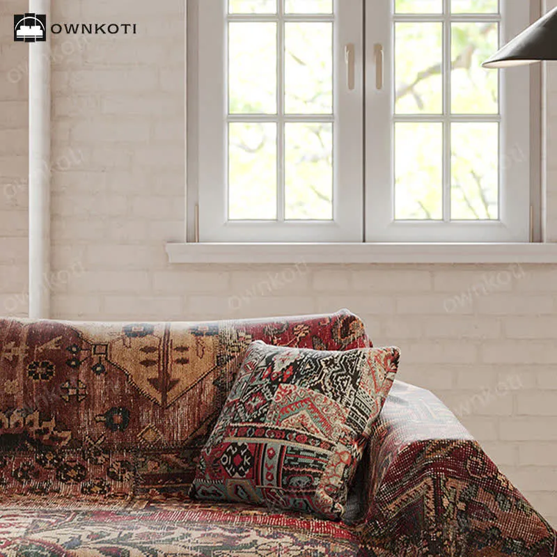 Marokkanischer multifunktionaler Couchbezug im Vintage-Stil