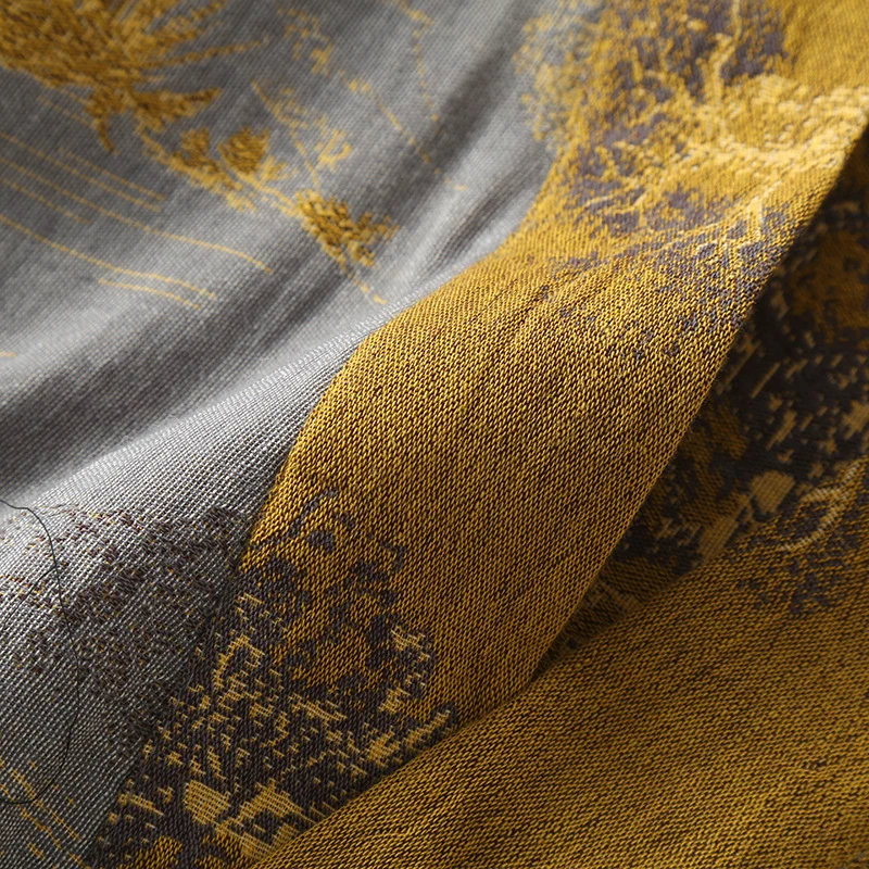 Atmungsaktiver Retro-Kimono-Bademantel aus reiner Baumwolle