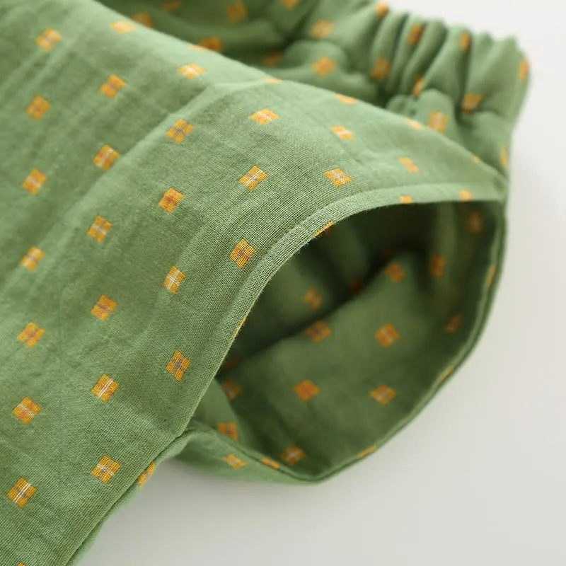 Pyjama-Set aus weichem Baumwollgaze mit Knopfleiste