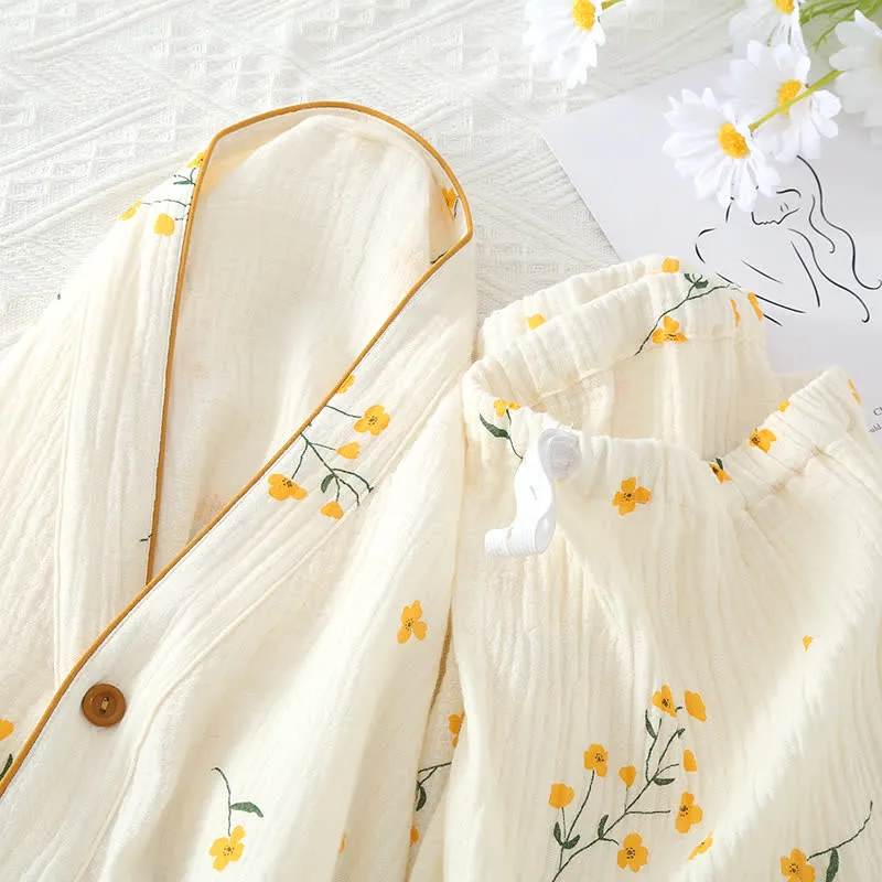 Refresh – Kimono-Pyjama-Set mit Blumenmuster