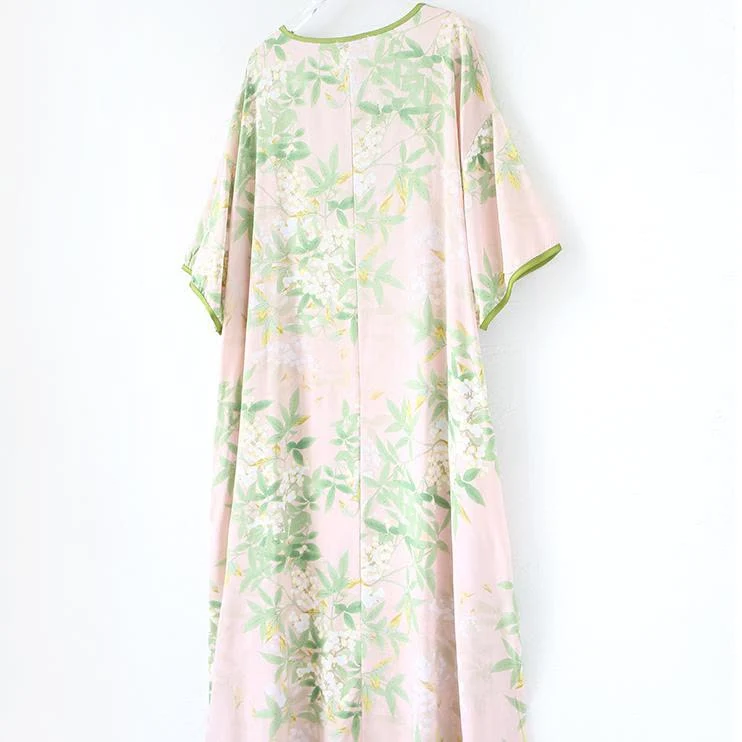 Plus Size Refresh Pastoral Langes Nachthemd
